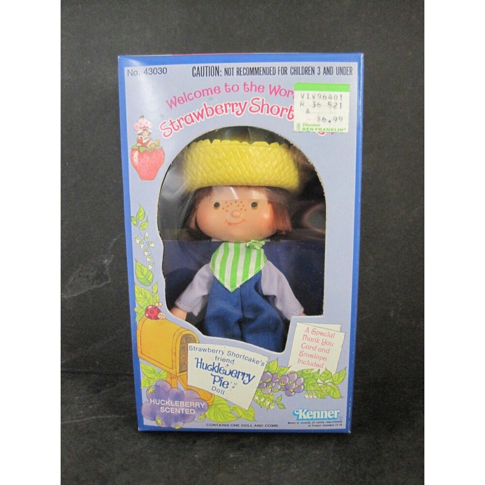 Vintage Sealed Kenner Huckleberry Pie Doll Strawberry Shortcake 1980 NEW